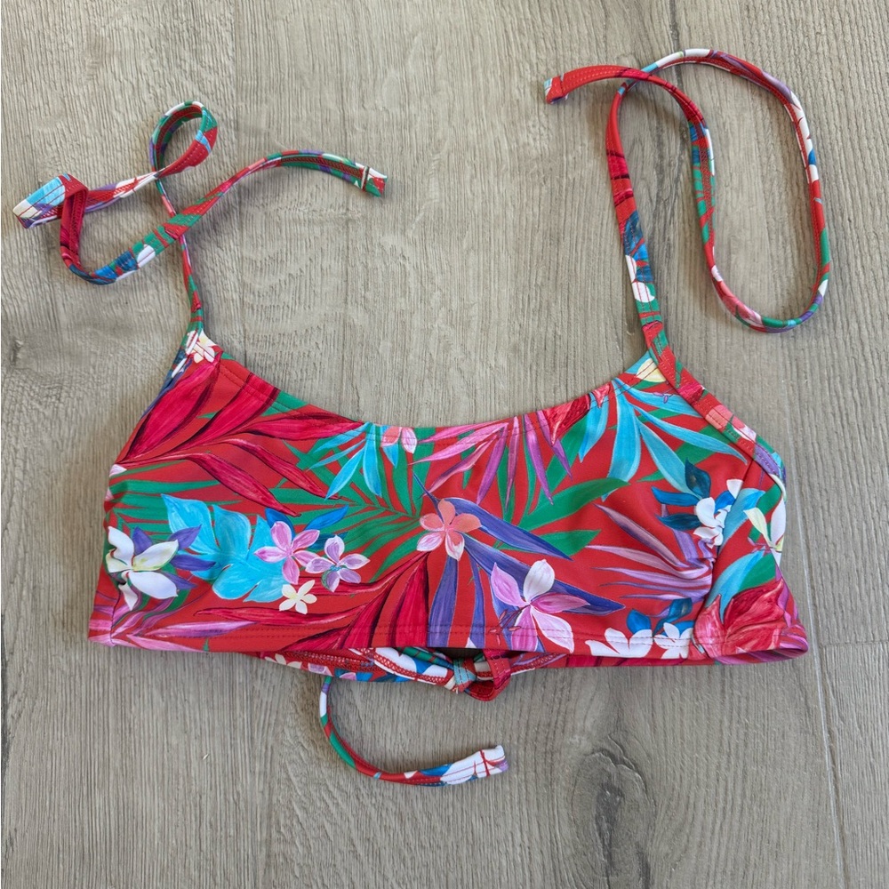 Target patterned bikini top